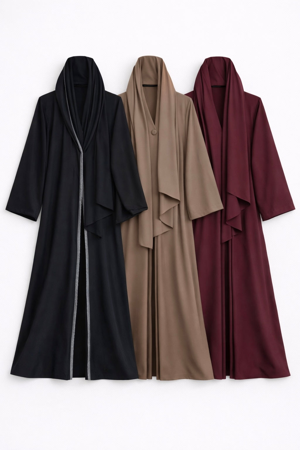 Noir , Mocca , Burgundy
